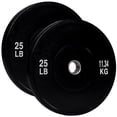 thumbnail image 1 of PRISP Olympic Bumper Weight Plate - Rubber Plate for 2 Inch Olympic Barbell with Steel Insert; Pairs, Sets and Single Plates Available, 1 of 9