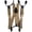 Beige, variant on Button Holes Link Men's Suspenders Adjustable Elastic Unisex Braces Beige