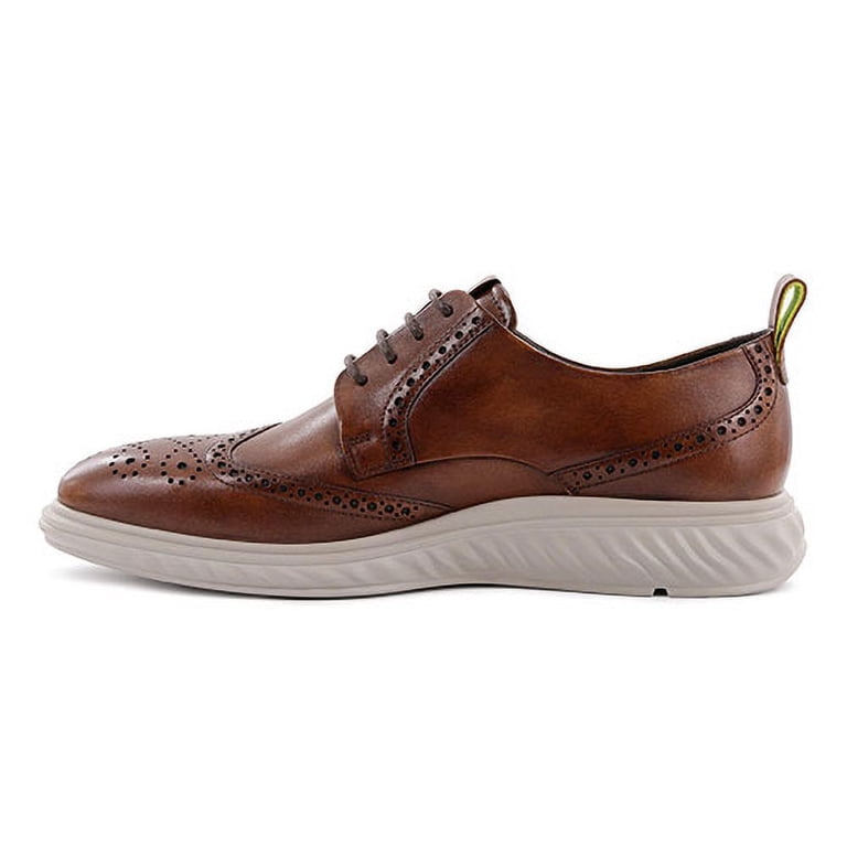 ECCO Men\'s ST.1 Hybrid Lite Brogue shoe Leather Brown Size 11 comfort dress Men main image 4