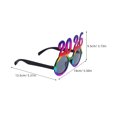 thumbnail image 2 of SHOWERORO 4pcs New Year Party Eyeglasses Assorted Color PC Event Accessory For Partygoers, 2 of 8