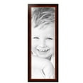 thumbnail image 2 of ArtToFrames 12" x 35" Matte Mahogany with Gold Accent Diploma Picture Frame, 12x35 inch Brown Wood Poster Frame (WOM-5109), 3 Pack, 2 of 6