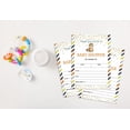 thumbnail image 4 of Inkdotpot 30Monkey Jungle Animals Baby Shower Invitation Cards Gender Neutral Fill In Blank Invites, 4 of 7