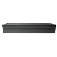 thumbnail image 2 of ALFI brand AB48TRBM 48" Black Matte Above Mount Fireclay Bathroom Trough Sink, 2 of 6