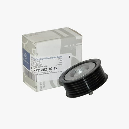Mercedes Benz Seat Belts - Mercedes-Benz Drive Belt Idler Pulley (Grooved Pulley) Genuine Original 2721019
