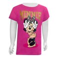 thumbnail image 1 of Playera Minnie Talla 8 Letras con Brillos Fucsia, 1 of 3