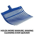 thumbnail image 2 of Dura-Tech Manure Fork Replacement Head Only | Horse Manure Rake | Color Red, 2 of 6