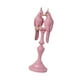 thumbnail image 5 of Adorno de pareja de loros, escultura decorativa, colección, regalo único para inauguración de la casa rosa 85x85x28cm, 5 of 9