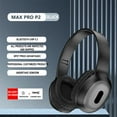 thumbnail image 6 of Clearance Bluetooth HeadsetWireless Double Bass Foldable HeadphonesHigh-Quality Stereo Headset for Mobile GamingBluetooth Headset Sale Savings Loved Home Essentials(Black), 6 of 9