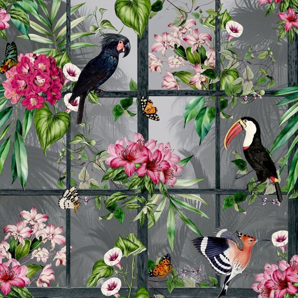 Arthouse - Papel Pintado de Pared Cuban Tropicana (Multicolor)