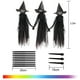thumbnail image 1 of Cabeza de bruja brillante para Halloween, decoraciones grandes para exteriores, decoración de fantasma aterrador, utilería de terror con las manos, 1 of 4