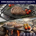 thumbnail image 6 of Ozark Trail Seasoned Cast Iron Reversible Grill/Griddle, 6 of 10