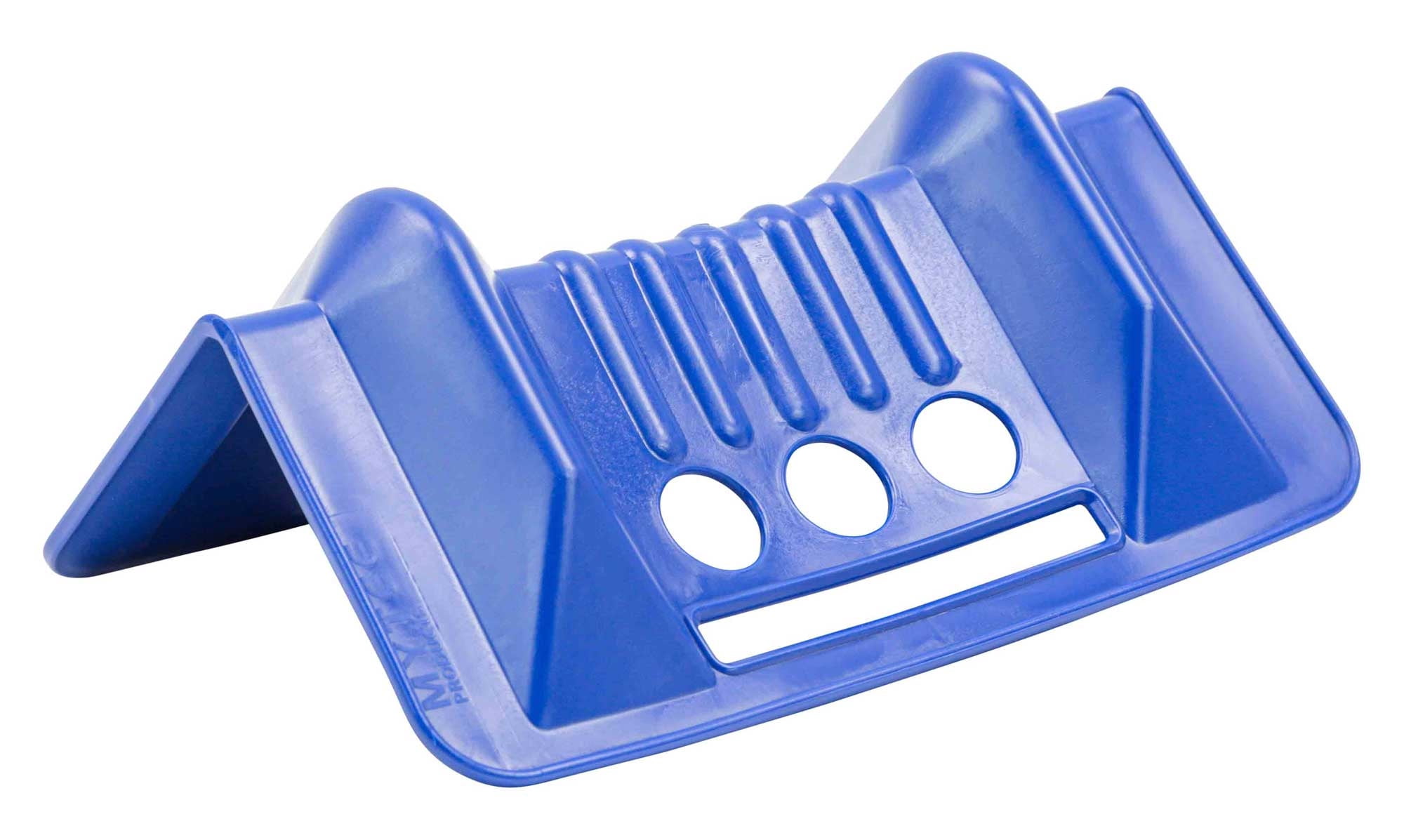 (10 Pack) 4" x 4" x 10" Blue Corner Protector V Shaped Flatbed Edge Guards with Carrying Case - Cargo Load Corner Edge Protector and Tie-Down Strap Guard for Flatbed