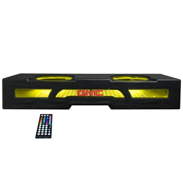 Qpower QLUXE Dual 10" Vented w/RGB GMC 2007-2013 Crew Cab