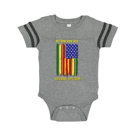 

Inktastic My Paw Paw is a Vietnam Veteran Gift Baby Boy or Baby Girl Bodysuit