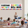 thumbnail image 2 of Koyal Wholesale Large Everyone Is Welcome Classroom Banner Poster Sign for Teachers, Door, Wall Decor, 2-Pk, 2 of 5