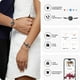 thumbnail image 3 of Pulseras táctiles TOTWOO para parejas con vibración y luz Bluetooth, 3 of 6