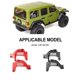thumbnail image 4 of Vogacara RCGOFFLOW-torre de choque frontal para coche teledirigido, torre de choque frontal ajustable para 1/6 Axial SCX6 Crawler RC, pieza de Kits de construcción modelo Rojo, 4 of 6