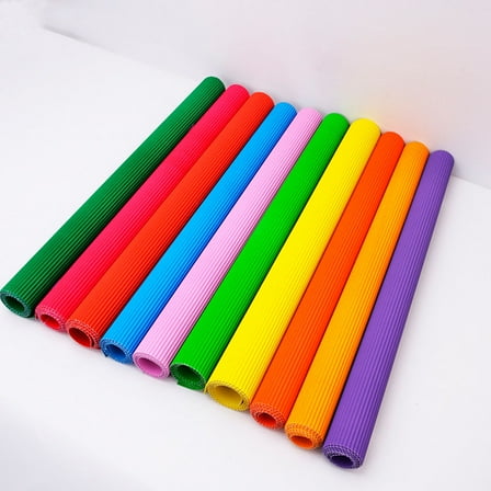 PAMINGONO 20 Pcs Paper For Handcraft Assorted Color Rectangular For Diy Crafting And School Projects