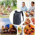 thumbnail image 3 of PENGXIANG 20L Cooler Backpack Leak-proof Lunch Backpack for Men and Women (Grey), 3 of 7
