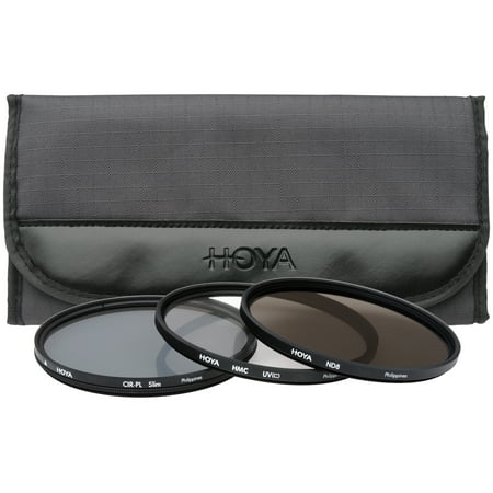 Hoya 62mm II (HMC UV / Circular Polarizer / ND8) 3 Digital Filter Set with (Best Hoya Uv Filter)