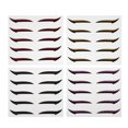 thumbnail image 1 of 20 Paires d'Autocollants pour Eyeliner Réutilisables, Rubans pour Fard à Paupières, Autocollants pour Maquillage des Yeux, 1 of 7
