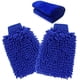 thumbnail image 1 of Guante de lavado de microfibra, (2 piezas) Guantes impermeables de microfibra para y (1 pieza) Paño de limpieza de microfibra | Guantes de limpieza para oficina/vehículo/hogar brillar Hogar, 1 of 5