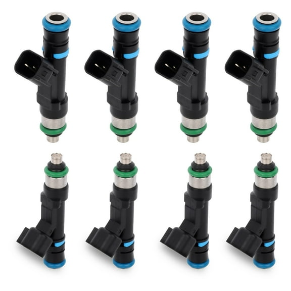 Injectors Kit,SCITOO 4 Holes Fuel Injector fit for 2006-2010 for Ford for Crown Victoria /2006-2010 for Lincoln Town Car /2006-2010 for Mercury for Grand Marquis,Set of 8
