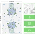 thumbnail image 6 of Hydrangea Vase Butterfly Spring Kitchen Towels Dish Towels, 18x26 Inch Summer Flowers Holiday Decoration Hand Towels Set of 2, 6 of 6