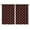White-106, variant on Nursery Curtains Boys Girls Kids Strawberry Fruit Art Black Print Pattern Window Drapes for Living Bedroom Playroom Room Decor Rod Pocket 42x54 Inch 2 Panels