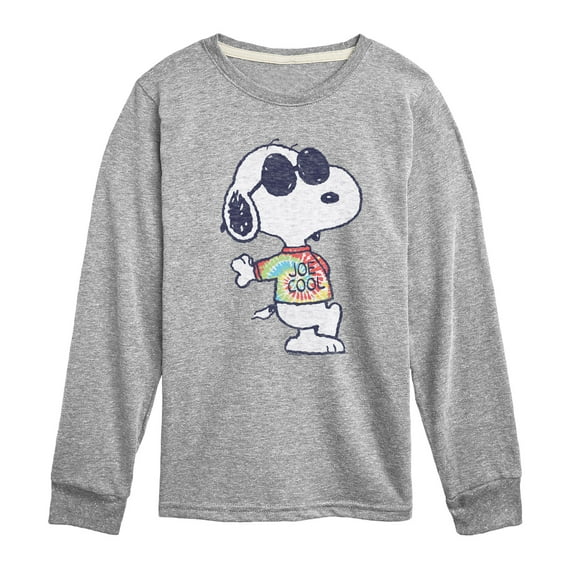 Peanuts - Joe Cool Tie Dye - Toddler & Youth Long Sleeve Graphic T-Shirt