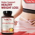 thumbnail image 5 of Healthy Way African Mango Metabolism Support Supplement, 1600mg, 180 Capsules, 90-Day Supply Bottle, 5 of 7
