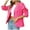 Pink, variant on Ladies' Autumn and Winter Lapel Slim Fit Suit Jacket Fashionable Pocket One Button Long Sleeved Formal Top Coat Extender Maternity Casual Winter Jackets for Women