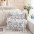 thumbnail image 4 of MERILER Ruffled Soft Decorative Throw Pillow Covers: High-Grade Fabric for Bedroom and Living Room, 4 of 6