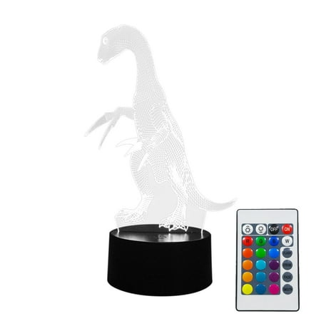

Cglfd Children 3D Dinosaur Night Light 7 Color Variations Usb Dinosaur Night Light Children S Birthday Gift Home Decoration