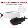 thumbnail image 3 of Shark Baotou Hombres y mujeres Interior Hogar Fondo suave Playa al aire libre PVC negro tamaño: 30-31 TUNC Sencillez, 3 of 5