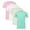 Bright Color 4 Pack, variant on BELLA + CANVAS Unisex CVC Jersey T-Shirts 52/48 Cotton/Polyester Solid Color Plain Tees Bulk Pack for Printing (Bright Color 6 Pack, M)