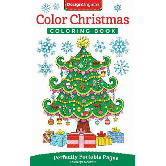 Pre-Owned Color Christmas Coloring Book: Perfectly Portable Pages (Paperback) 1497200814 9781497200814