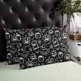 thumbnail image 4 of Black Pumpkin Halloween Throw Pillow Cover 20 x 26 Inch Decorative Pillow Cover Web Retro Animals Art Lumbar Pillowcase Seasonal Rectangle Cushion Case for Couch Sofa Bed Living Room, 4 of 7