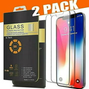 2 Pack Case Friendly Tempered Glass Screen Protector for Apple iPhone 11 Pro Max 6.5