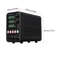 thumbnail image 2 of Riwcyla WANPTEK Bench DC PowerVariable 30V 10A Digital Display Adjustable Switching Regulated Power with Data Storage, Output Switch, USB Quick Port, Short Circuit, Encoder Adjust, 2 of 6