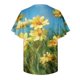 thumbnail image 5 of Camiseta de manga corta suelta con cuello en V y estampado informal a la moda de verano para mujer Pompotops hkajfhjk471214, 5 of 5