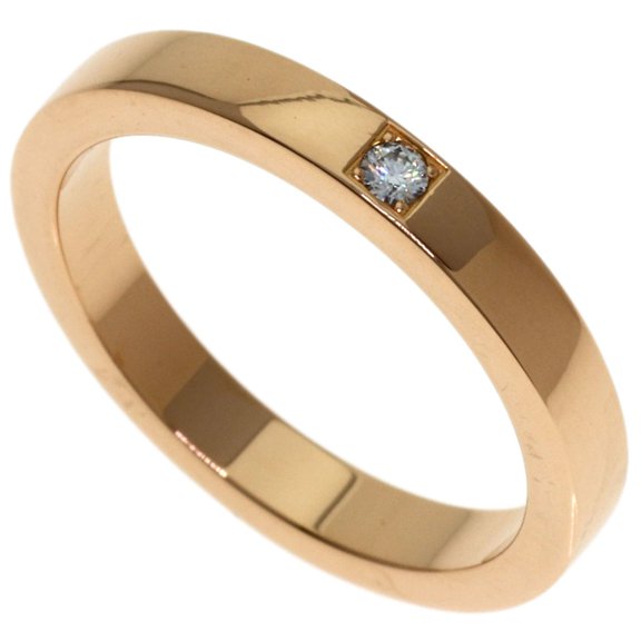 Pre-Owned BVLGARI Marry Me 1P Diamond Ring, 18K Pink Gold, Women's.