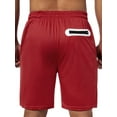 thumbnail image 5 of SHCKE Mens 2 in 1 Running Shorts Double Layer Athletic Breathable with Pockets Casual Training Shorts, 5 of 5