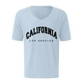 thumbnail image 4 of Men Summer Tops plus Size Short Football Mens Shirt Athletic Set Tall Shirts Top 1 Summer Tops for Men Casual Clothe Top Mens Shirts Long Sleeves Spandex Tee Shirt Turtleneck T Oversized T Light Blue, 4 of 4
