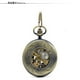 thumbnail image 5 of Reloj de bolsillo mecánico automático con esqueleto hueco retro para hombre, 5 of 5