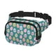 thumbnail image 2 of Fotbe Colorful Easter eggs Cangurera Cuadrada con Estampado de Doble Capa, Bolsa de Cintura Ajustable Mini para Hombres y Mujeres, 2 of 9