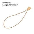 thumbnail image 2 of Uxcell 7 Inch Twine String, Price Hang Tag Fasteners with Snap Lock Ties for Attach Swing Tags 1000Pack, 2 of 5