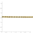 thumbnail image 5 of 10K Yellow Gold 4mm Diamond Cut Quadruple Rope Chain 20 Inch, 5 of 5