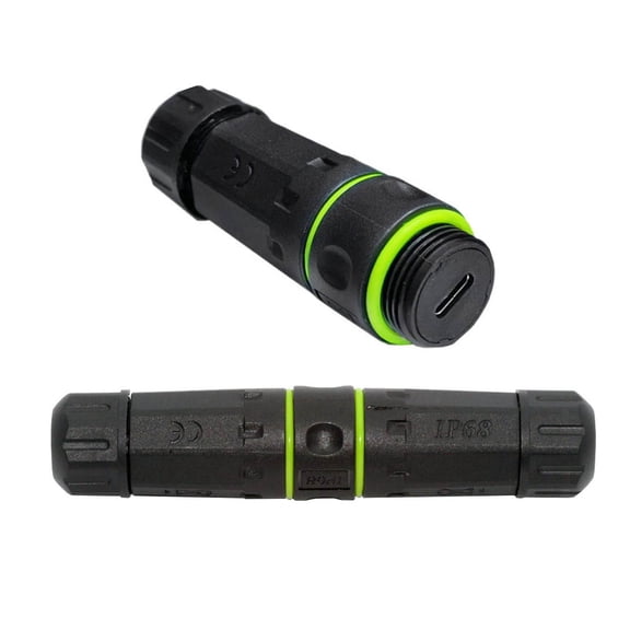 JSER M20 Locking IP68 Waterproof Type-C 10Gbps USB3.1 Female to USB-C Female Extension Adapter Coupler