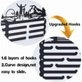 thumbnail image 3 of 1set Sports Medal Hanger Display Medal Holder Award Metal Medals Organizer Ribbon Display Holder Rack Wall Mounted Race Non-Slip Hooks Gifts for Athletes Black DIY, 3 of 9